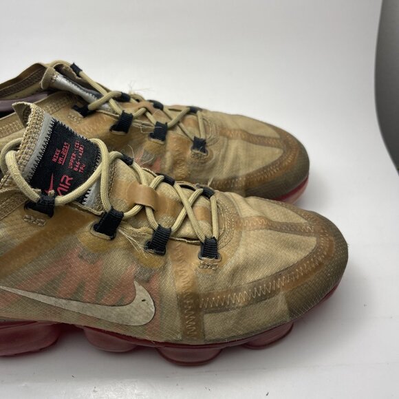 Nike Mens Air Vapormax 2019 AR6631-701 Gold Running Shoes Sneakers Size 9.5 - Picture 3 of 16